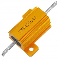 25W 100 Ohm Chassis Mounted Aluminum Housed Wirewound Resistor
