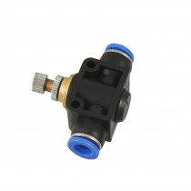 Speed Control 8mm to 8mm Push in Quick Fittings 5 Pcs