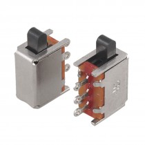 10 Pcs SPDT 3 Terminals On/On DC 50V 0.5A Push Button Switch