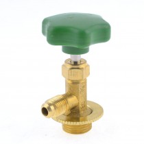 Refrigeration Tool R134a Can Tap Valve Bottle Opener Green Gold Tone