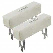 2 Pcs Wire Wound Ceramic Cement Resistor 15W 4.5K ohm 4K5