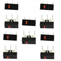 10 Pcs AC 125V 1A 1NO + 1NC Momentary Push Button SPDT Micro Switches