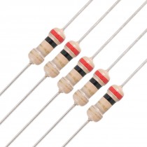 100 x Resistors 2 ohm OHMS 1/4W 250V 5% Carbon Film