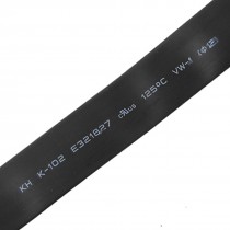 6M 19.7ft 12mm 15/32" Dia. Heat Shrinkable Tube Shrink Black