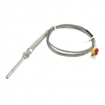 K Type 5mm x 50mm Temprature Sensor Earth Thermocouple Probe 1M 