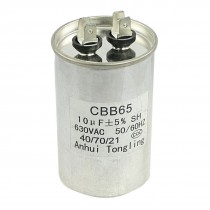 CBB65 AC 630V 10uF Thread Type Capacitance Motor Running Capacitor