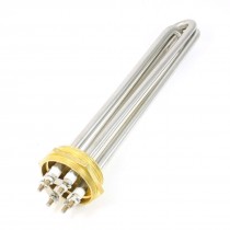 AC 380V 6000W 6P Terminals Water Boiler Heating Element 3U Shape Tube Heater