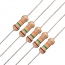 50 x 1/4W 250V 15K ohm Axial Lead Carbon Film Resistors