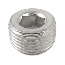 Internal Hex Head 21/32" Thread Dia Metal Plug Pipe Fitting