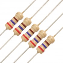 50 x 1/4W 250V 270 ohm Through Hole Carbon Film Resistors