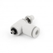 4mm Dia Tube 3mm Male Threaded Pneumatic Speed Controller Quick Connector