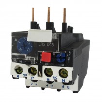LR2-13 1.6A 1-1.6A 3-Phase 1NO 1NC Electric Thermal Overload Relay
