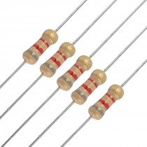 100 x 1/4W 250V 8.2K ohm 8K2 Carbon Film Resistor Through Hole