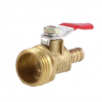 1/2" PT Threaded Female Pumping Red Lever Handle Ball Valve Controller