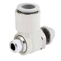 Pneumatic Air Valve Push in Connector Flow Control Fitting for 10mm Tube
