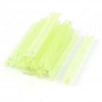 20pcs Nylon Horizontal Mount PCB Board Slot Guide Rail Bar Light Green