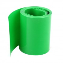 10Meter 56mm Width PVC Heat Shrink Wrap Tube Green for AAA Battery Pack
