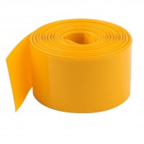 29 5mm Width PVC Heat Shrink Tube Orange 10Meter for 1 x 18650 Battery