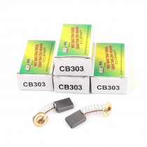 5 Pairs CB303 Motor Carbon Brush 16 x 11 x 5mm for Hitachi Power Tool