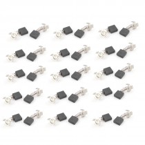 15 Pairs Repair Part Motor Carbon Brushes 17 x 7 x 7mm for Hitachi 999044