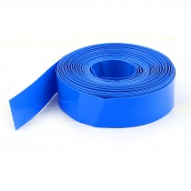 16ft 5M Long 17mm 48 Ratio Blue PVC Heat Shrink Tubing Wrap for 1 x AAA Battery