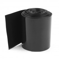 85mm 55mm PVC Heat Shrink Tubing Wrap Black 10M 33ft for 18650 Battery Pack