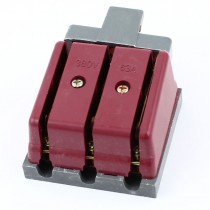 AC 380V 63A Triple Phase 3P Circuit Control Knife Disconnect Switch Red
