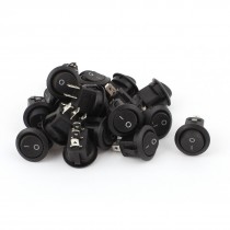 Replacing SPST on Off 2 Position 3pin Round Head Rocker Switch 20pcs