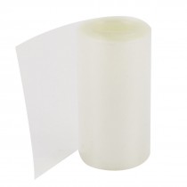 5Meters 64mm Width PVC Heat Shrink Wrap Tube Clear for AA Battery Pack