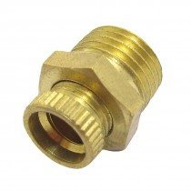 1/2" Male Threaded 7/25" Brass Ferrule Compression Straight Connector
