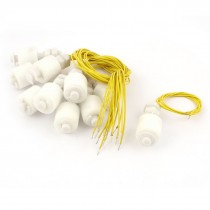 10pcs ZP4510 Wire Leads Liquid Water Level Sensor Floating Switch White