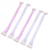 5 Pcs 2.54mm 8Pin 7S Lipo Balance JST-XH Plug Extension Lead 20cm