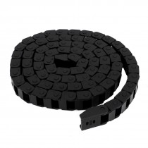 Plastic 10X15mm Tow Line Cable Carrier Drag Chain Wire Flex DIY CNC