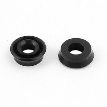 2pcs 6mmx3mmx2mm Rubber Air Seal Gaskets Black for Solenoid Valve