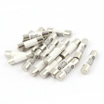 20 Pcs RO15 RT18 RT14 Ceramic Cylindrical Tube Fuse 3A 380V 10x38mm