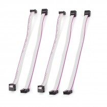 5pcs FC8P IDC 8 Pin F F Hard Drive Extension Wire Flat Ribbon Cable Adapter 20cm