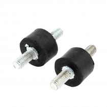 2pcs 3 8" x 3 8" Rubber Shock Absorber Vibration Isolator Mounts M4