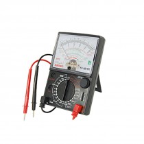 Black AC DC Voltage Current DB Ohm Multimeter w Probes