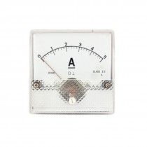 Miniature DC 0-5A Pointer Analog Current Meter Ammeter