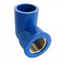 18.5mm Screw Thread 20mm PVC-U Pipe Elbow Adapter New