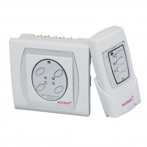 White 4 Ports Light Wireless Remote Power Switch