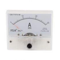 1XDC 0 30A 30A Panel Analog Ammeter Ampmeter Meter Gauge 85C1