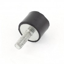 M6 Male Single End Thread 20x15mm Rubber Anti Vibration Mount Isolator Absorber