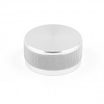 Silver Tone CNC Solid Aluminum Hifi Speaker Radio Volume Knobs 35x16mm
