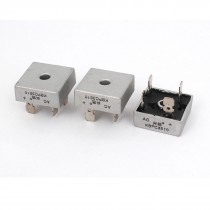 3 Pcs 1KV 35A Single Phase Diode Bridge Rectifier Gray KBPC3510 for PCB