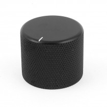 Black CNC Machined Solid Aluminum Speaker Radio Volume Control Knobs 30x25mm