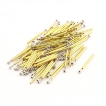 100 Pieces P75-E3 Dia 1.02mm 100g Spring Test Probe Pin for PCB Board