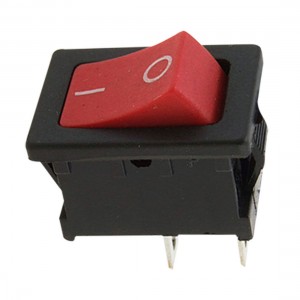 Red Button 2 Pin ON/OFF 2 Position SPST Boat Rocker Switch 10A/125V 6A/250V AC