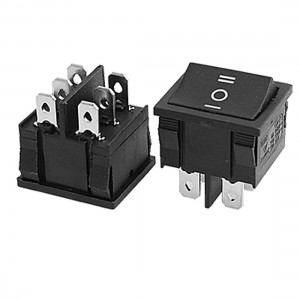 10 Pcs x 6 Pin DPDT ON-OFF-ON 3 Position Boat Rocker Switch 6A/250V 10A/125V AC