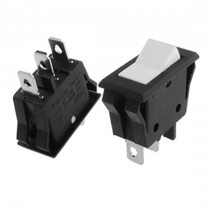 10 Pcs AC 6A/250V 10A/125V ON/ON 2 Position SPDT Snap-in Boat Rocker Switch